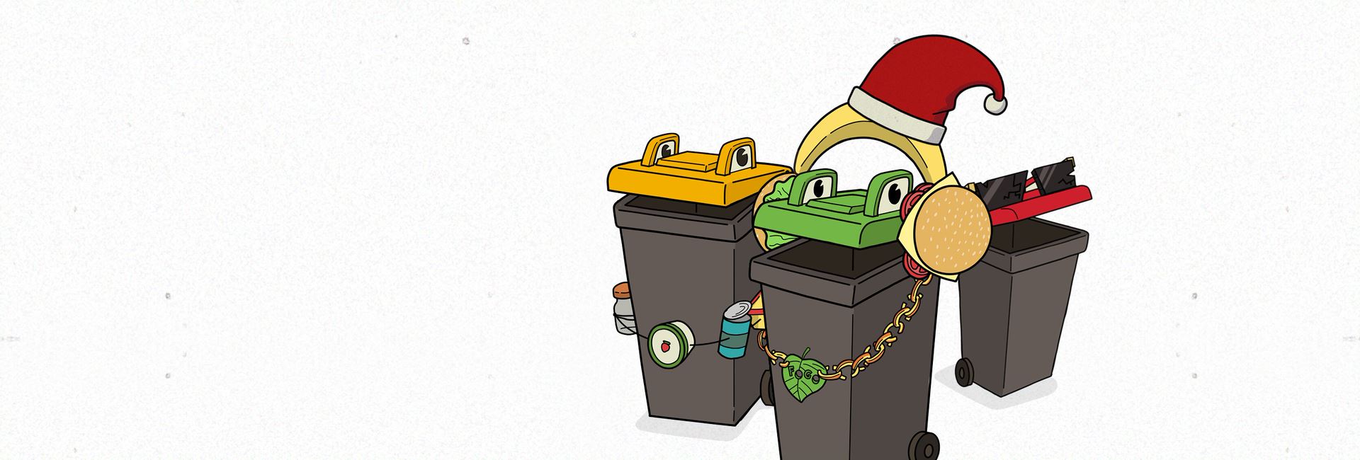 Christmas bins